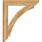 Ekena Millwork Thorton Slat Rough Sawn Bracket, Western Red Cedar, 6"W x 42"D x 48"H BKT06X42X48THR06RWR - alternate 2